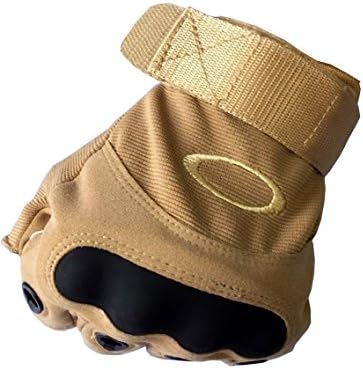 Brilliant Shop Men's Special Ops Full Finger Tactical Gloves, Military Combat Army Shooting Gloves, Cycling / Motorcycle Warm Gloves - Brown, M