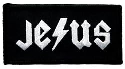 Jesus Embroidered Patch Iron-On Christian Religious Emblem