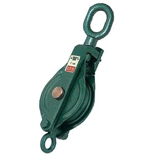 【クリックで詳細表示】HHH 強力型滑車一車スナッチ(オーフ型)使用荷重 1t 100x1SO [その他] [その他] [その他] [その他] [その他]