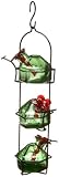 Lunchpail 3 Hummingbird Feeder Green