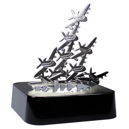 Airplane Magnetic Sculpture Block Executive Gift
