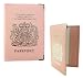 Real Leather Passport Holder (Pink)