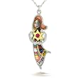 Bat Mitzvah Necklace with Hebrew "Bat Mitzvah" #0401 Bat Mitzvah Necklace with Hebrew "Bat Mitzvah" #0401