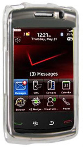 Amzer  Snap on Crystal Hard Case for Blackberry 9550 Storm 2 (Clear)