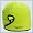 Chartreuse fleece with black trim
