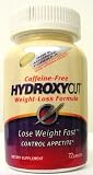 MuscleTech Hydroxcut Caffeine-Free Weight-Loss Formula 72 caplets