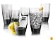 Libbey Classic 16-Piece Glassware Set, Smoke