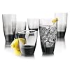 Libbey Classic 16-Piece Glassware Set, Smoke