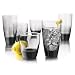 Libbey Classic 16-Piece Glassware Set, Smoke
