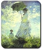 Monet: Woman with Parasol Mouse Pad