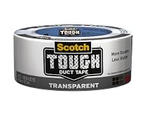 3M 2120 Scotch Transparent High Performance Duct Tape, 1.88-Inch x 20-Yard, 1-Pack