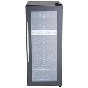 21 Bottles Wine Fridge Dual Climate Built In Black