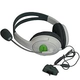 2 EAR HEADSET HEADPHONE MICROPHONE FOR XBOX 360 LIVE