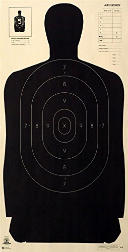 (50x) B-27PR Shooting Target Official NRA Police Silhouette 23