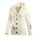 Maui Wowie Strickjacke Frauen, offwhite, S