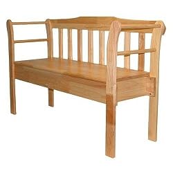 Coaster FN-4515 Natural Finish Wooden Storage Bench By Coaster
