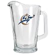 Washington Wizards NBA 60oz Glass Pitcher - Primary Logo by Great American Products