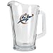 Washington Wizards NBA 60oz Glass Pitcher - Primary Logo by Great American Products