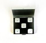 Super Deluxe Aluminium 5 Dice Set in Matching Case