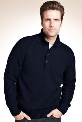 Blue Harbour Pure Cotton Funnel Neck Jumper