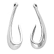 14K White Gold Earring Jackets