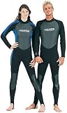 3/2mm Tilos Titanium Skin Chest Full Suit Jumpsuit Wetsuit Womens Wet Suit Suit Scuba Diving Snorkeling Surfing Swim Surf Dive All Sizes