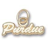 Purdue University Script Purdue 3/16 Pendant (Gold Plated)