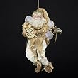 Seasons of Elegance Gold Fairy Elf Santa Claus Christmas Ornament 11"