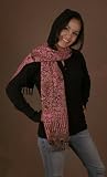 10 X 66 Rayon Batik Scarves - 3 Colorful Florals