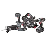 Porter Cable PC418C-2R Tradesman 18V Cordless 4-Piece Combo Kit