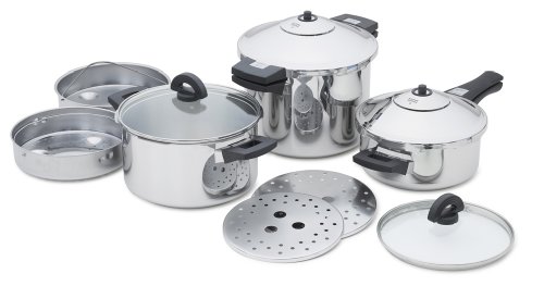 Kuhn Rikon Duromatic Trio 12-Piece Pressure Cooker Set