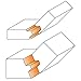 CMT 855.505.11 Lock Miter Set, 2-Inch Shank, 1-15/32-Inch Diameter