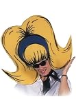 Bouffant Yellow Foam Wig