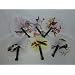 12 St�ck China Klappf�cher, f�r einen Preis, Papierf�cher, Karneval, Fasching, Oper, Konzert, 12500