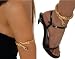 Gold Snake Bracelet, Ankle Bracelet or Arm Cuff