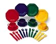 LEARNING RESOURCES LER0294 PRETEND & PLAY DISH SET-24 PIECES