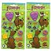 WB Scooby Doo stickers - 2 pcs adhesive sheet set