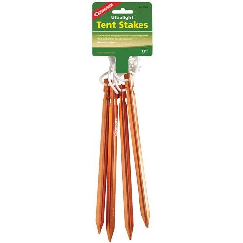 Coghlan's 1000 4-Count 9-Inch Ultralight Tent Stakes
