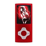 New Visual Land Vl-G5 4 Gb Red Flash Portable Media Player Photo Viewer Camera Voice Recorder