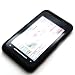 Rix iJacket SILICON docomo T-01A専用 液晶保護フィルム付シリコンケース ブラック RX-IJKT01A