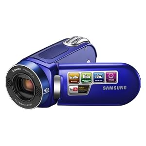 Samsung SMX-F34 Flash Memory Camcorder w/16GB Memory & 42x Intelli-Zoom (Blue)