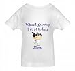WHEN I GROW UP I WANT TO BE A NURSE - BigBoyMusic Toddler Designs - White Toddler T-shirt