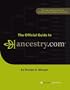 The Official Guide to Ancestry.com