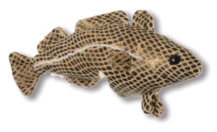 Fingerpuppe Fisch Dorch Kabeljau