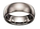 Image of Fred Bennett Steel Matt Wide Court Ring