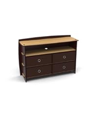 Legare 48-Inch Dresser, Natural and Espresso