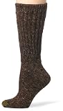 Gold Toe Women's Sloppy Boot Sock, Brown Marl, Size 9-11