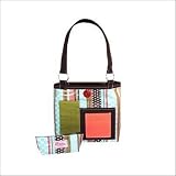 2 Red Hens Rooster 1972 Diaper Bag