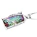 Jewelrypalace Women's 16ct Natural Rainbow Mystic Topaz Pendant 925 Sterling Silver Necklace 18