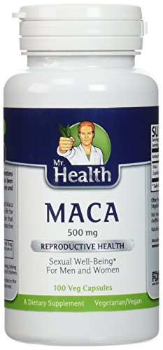 Mr Health Peruvian Maca Root Extract Capsules Supports Reproductive Health and Sexual Wellbeing-increases Libido for Men and Women